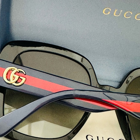 Gucci Black Square Women Sunglasses 55mm main image 7